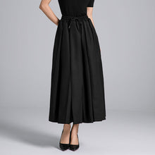 Load image into Gallery viewer, High Waist Drawstring Casual A-line Skirt

