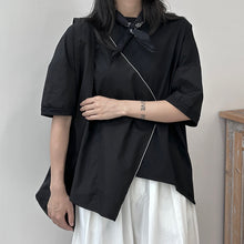 Load image into Gallery viewer, Irregular Loose Patchwork T-shirt
