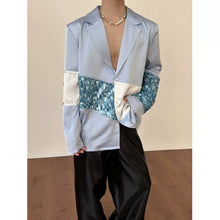 Load image into Gallery viewer, Silky Sequined Tassel Stage Party Shirt Jacket
