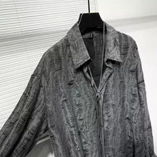 Load image into Gallery viewer, Ripped Loose Vintage Raw-edge Shirt
