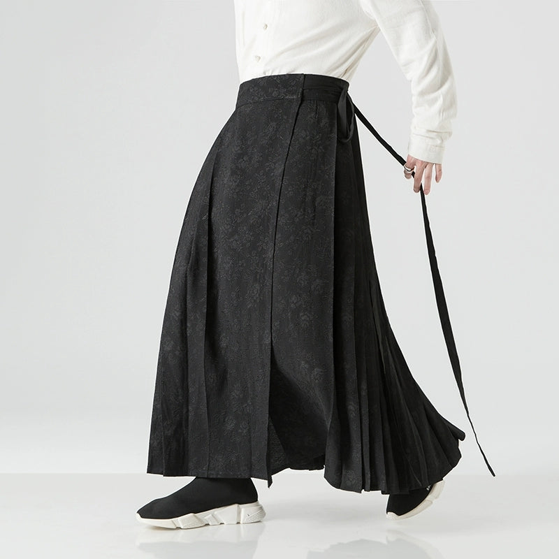 Hanfu Tie Pleated Skirt