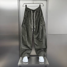 Load image into Gallery viewer, American Casual Pleated Wide-leg Trousers
