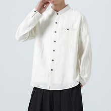 Load image into Gallery viewer, Double-layer Collar Loose Casual Shirt
