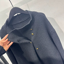 Load image into Gallery viewer, Vintage Turtleneck Button Loose Sweater

