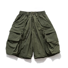 Load image into Gallery viewer, Large Pocket Zipper Casual Loose Shorts
