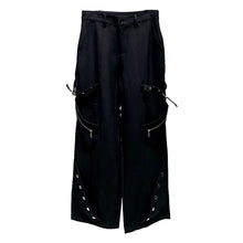 Load image into Gallery viewer, American Deconstructed Zippered Straight-leg Trousers

