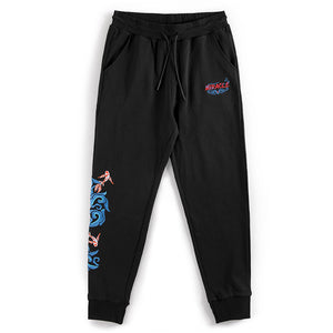 Cotton Loose Embroidered Sweatpants