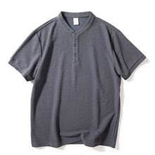 Load image into Gallery viewer, Retro Textured Casual Polo Shirt
