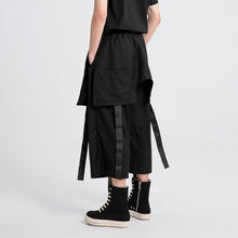 Load image into Gallery viewer, Ribbon Fake Two-piece Straight Casual Pants
