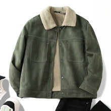 Load image into Gallery viewer, Faux Sherpa Vintage Warm Jacket
