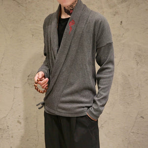 Casual Cardigan Embroidered Sweater