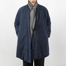 Load image into Gallery viewer, Loose Diagonal Placket Cotton-linen Jacket
