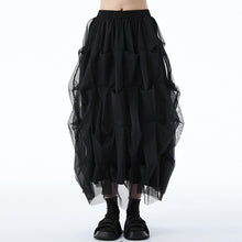 Load image into Gallery viewer, Patchwork Mesh Tiered Cake Skirt
