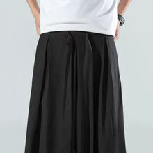 Load image into Gallery viewer, Retro Ice Silk Wide-Leg Skirt Pants
