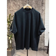 Load image into Gallery viewer, 420g Cotton Drop-Shoulder Frayed Edge T-shirt
