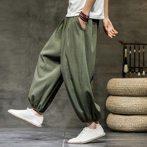 Ice Silk Loose Wide-leg Bloomers