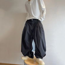Load image into Gallery viewer, Retro Loose Silhouette Topstitched Pleated Bloomers
