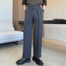 Load image into Gallery viewer, British Slim Fit  Straight Leg Trousers
