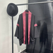Load image into Gallery viewer, Faux-layered Spliced Cape Coat
