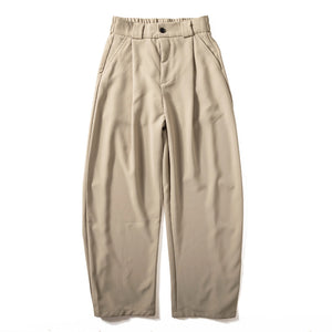 Drape Loose Straight Casual Trousers