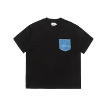 Load image into Gallery viewer, 300g Heavyweight Denim Pocket Loose T-Shirt
