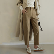 Load image into Gallery viewer, Loose Casual Wide-leg Cropped Trousers
