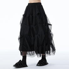 Load image into Gallery viewer, Patchwork Mesh Tiered Cake Skirt
