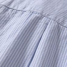 Load image into Gallery viewer, Blue Striped Cotton Loose Casual T-shirt
