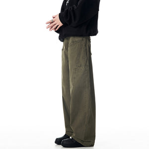 American Retro Overalls Loose Wide-leg Trousers
