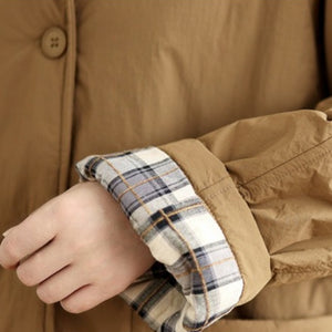 Mid-length Loose Pocket Coat