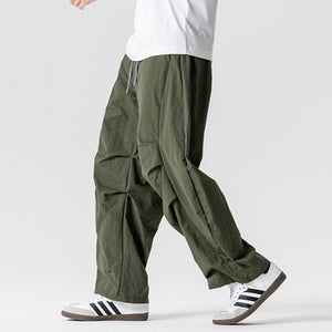 Japanese Retro Thin Loose Scimitar Pants