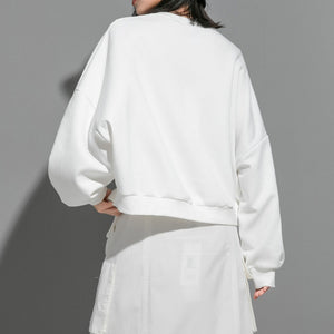 Batwing Sleeve Casual Loose Sweatshirt
