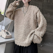 Load image into Gallery viewer, Round Neck Grainy Pullover Sweater
