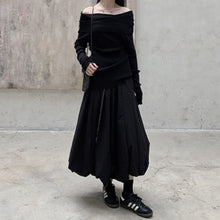 Load image into Gallery viewer, Tulip Crumpled Casual A-line Skirt
