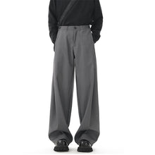 Load image into Gallery viewer, Straight Wide-leg Draped Trousers
