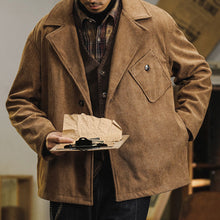 Load image into Gallery viewer, Vintage Solid Color Loose Corduroy Blazer
