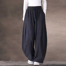 Load image into Gallery viewer, Zen-inspired Elastic Waist Loose Casual Pants
