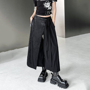 AB Side Spliced Cropped Pants