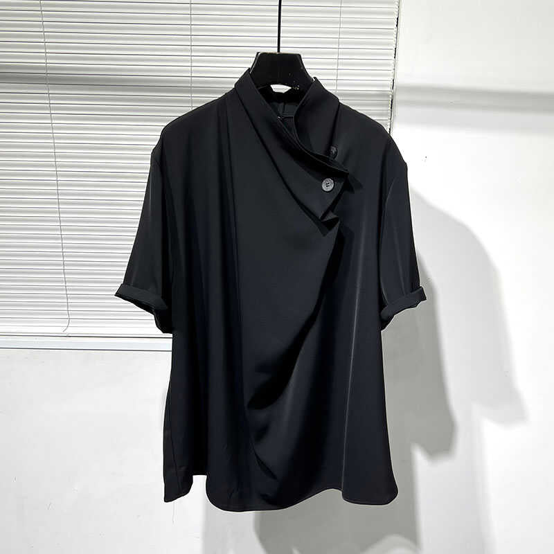 Irregular Loose Button-down Shirt