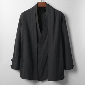 Fake Two-piece Retro Casual Loose Shirt