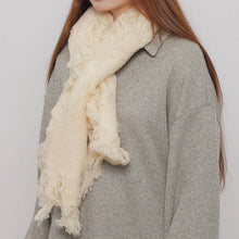 Load image into Gallery viewer, Distressed Shawl Tassel Scarf
