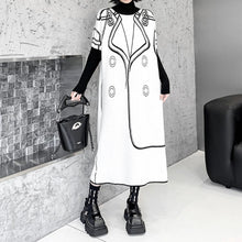 Load image into Gallery viewer, Reversible High-neck Loose-fitting Knitted Long Dress
