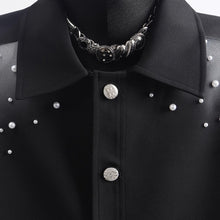 Load image into Gallery viewer, Spray-painted Beading Cropped Jacket
