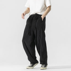 Corduroy Loose Wide-leg Pants