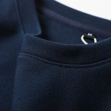Load image into Gallery viewer, Heavyweight Curved Hem Side Slit Loose Fit Crew Neck Casual Long Sleeve Tee
