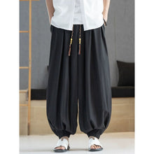 Load image into Gallery viewer, Loose Draped Ankle Tied Casual Harem Pants
