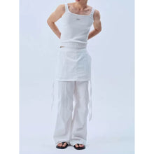 Load image into Gallery viewer, Square Neck Ribbed Slim Fit Tank Top
