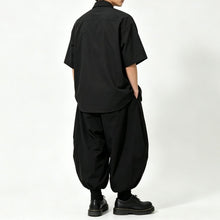 Load image into Gallery viewer, Japanese High-waist Drawstring Loose Lantern Pants
