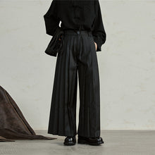 Load image into Gallery viewer, Detachable Samurai Wide Leg Pleated Culottes
