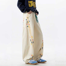 Load image into Gallery viewer, American Graffiti Loose Wide-Leg Jeans

